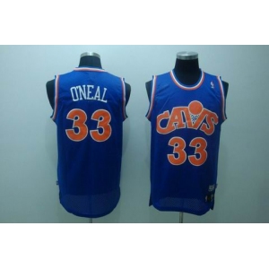 nba cleveland cavaliers #33 oneal blue(fans edition)