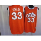 nba cleveland cavaliers #33 oneal orange