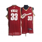 nba cleveland cavaliers #33 oneal red