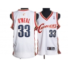 nba cleveland cavaliers #33 oneal white