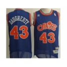 nba cleveland cavaliers #43 daugherty blue[soul swingman throwback]