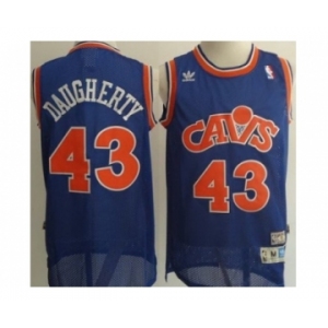 nba cleveland cavaliers #43 daugherty blue[soul swingman throwback]