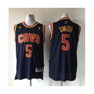 nba cleveland cavaliers #5 smith blue[revolution 30 swingman]