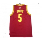 nba cleveland cavaliers #5 smith red[revolution 30 swingman]