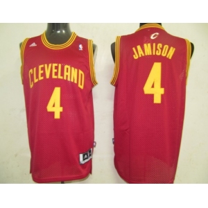 nba jerseys cleveland cavallers #4 jamison red(fans edition)