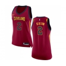 Women's Nike Cleveland Cavaliers #2 Collin Sexton Authentic Maroon NBA Jersey - Icon Edition