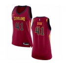 Women's Nike Cleveland Cavaliers #41 Ante Zizic Authentic Maroon NBA Jersey - Icon Edition