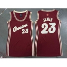 women nba cleveland cavaliers #23 james red[2015 Christmas edition]