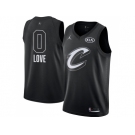 Youth Nike Cleveland Cavaliers #0 Kevin Love Black NBA Jordan Swingman 2018 All-Star Game Jersey