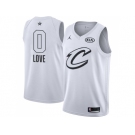 Youth Nike Cleveland Cavaliers #0 Kevin Love White NBA Jordan Swingman 2018 All-Star Game Jersey