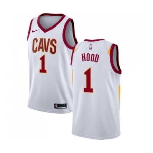 Youth Nike Cleveland Cavaliers #1 Rodney Hood Authentic White NBA Jersey - Association Edition