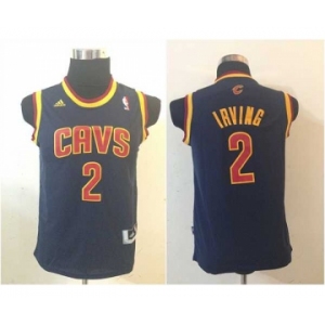 youth nba cleveland cavaliers #2 irving blue[revolution 30 swingman]