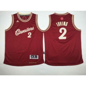 youth nba cleveland cavaliers #2 irving red[2015 Christmas edition]