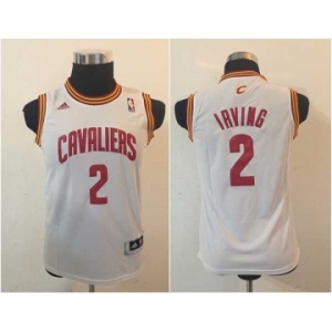 youth nba cleveland cavaliers #2 irving white[revolution 30 swingman]