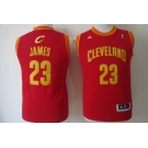 youth nba cleveland cavaliers #23 james red[revolution 30 swingman]