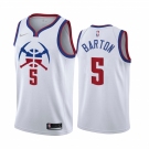 Denver Nuggets #5 Will Barton White NBA Swingman 2020-21 Earned Edition Jersey