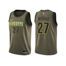 Men Nike Denver Nuggets #27 Jamal Murray Green Salute to Service NBA Swingman Jersey