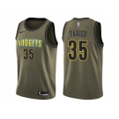 Men Nike Denver Nuggets #35 Kenneth Faried Green Salute to Service NBA Swingman Jersey