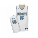 Men's Adidas Denver Nuggets #15 Nikola Jokic Swingman Light Blue Road NBA Jersey