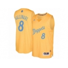 Men's Adidas Denver Nuggets #8 Danilo Gallinari Authentic Gold 2016-2017 Christmas Day NBA Jersey