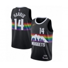 Men's Denver Nuggets #14 Gary Harris Authentic Black Basketball Jersey - 2019-20 City Edition