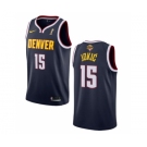 Men's Denver Nuggets #15 Nikola Jokic Navy 2023 Finals Champions Icon Edition Stitched Basketball Jersey