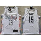 Men's Denver Nuggets #15 Nikola Jokic White 2024 City Edition Stitched Basketball Jersey