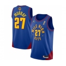 Men's Denver Nuggets #27 Jamal Murray Blue 2023 Finals Champions Statement Edition Stitched Basketball Jersey