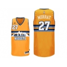 Men's Denver Nuggets #27 Jamal Murray Gold Alternate Swingman Jersey