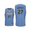 Men's Denver Nuggets #27 Jamal Murray Road Blue Swingman Jersey