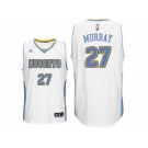 Men's Denver Nuggets #27 Jamal Murray White Home Swingman Jersey