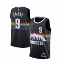 Men's Denver Nuggets #9 Jerami Grant Swingman Black Basketball Jersey - 2019-20 City Edition