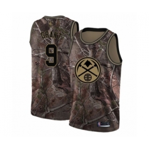 Men's Denver Nuggets #9 Jerami Grant Swingman Camo Realtree Collection Basketball Jersey