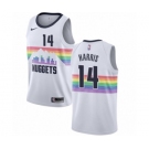 Men's Nike Denver Nuggets #14 Gary Harris Swingman White NBA Jersey - City Edition