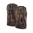 Men's Nike Denver Nuggets #15 Nikola Jokic Swingman Camo Realtree Collection NBA Jersey