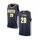 Men's Nike Denver Nuggets #20 Tyler Lydon Swingman Navy Blue Road NBA Jersey - Icon Edition