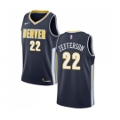 Men's Nike Denver Nuggets #22 Richard Jefferson Swingman Navy Blue Road NBA Jersey - Icon Edition