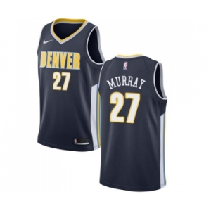 Men's Nike Denver Nuggets #27 Jamal Murray Swingman Navy Blue Road NBA Jersey - Icon Edition