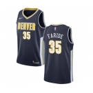 Men's Nike Denver Nuggets #35 Kenneth Faried Swingman Navy Blue Road NBA Jersey - Icon Edition