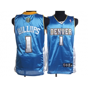 nba denver nuggets #1 billups baby blue