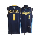 nba denver nuggets #1 billups dark blue