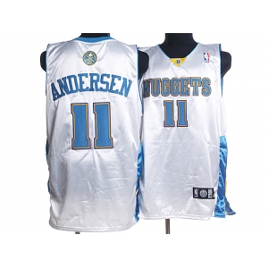 nba denver nuggets #11 andersen white