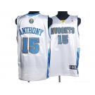 nba denver nuggets #15 anthony white