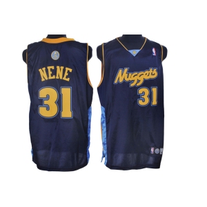 nba denver nuggets #31nene dark blue