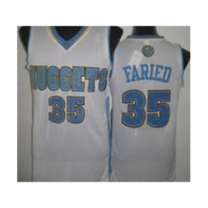 nba denver nuggets #35 faried white