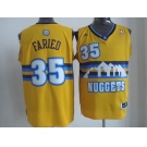 nba denver nuggets #35 faried yellow[revolution 30 swingman]