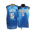 nba denver nuggets #5 smith baby blue