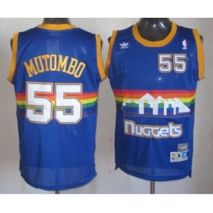 nba denver nuggets #55 mutombo blue[2013]