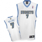 nba denver nuggets #7 chauncey billups white