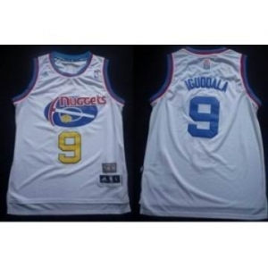 nba denver nuggets #9 andre iguodala white[revolution 30 swingman]
